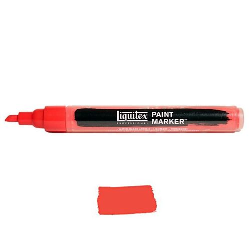 Liquitex Paint marker 2-4mm Cadmium red medium hue